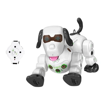 2.4 G Nuotolinio Valdymo Robotas Šuo Infraraudonųjų spindulių Stebėjimo Purškimo Belaidžio Elektrinio Smart RC Šuniukas su Touch Jutiklio, Interaktyvus Žaislas