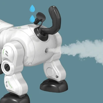 2.4 G Nuotolinio Valdymo Robotas Šuo Infraraudonųjų spindulių Stebėjimo Purškimo Belaidžio Elektrinio Smart RC Šuniukas su Touch Jutiklio, Interaktyvus Žaislas