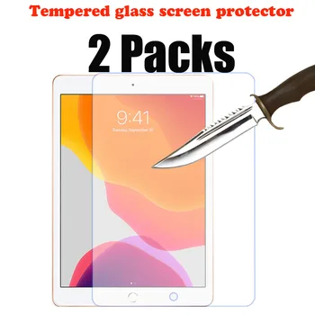 2 Paketai, grūdintas stiklas screen protector for iPad 10.2 2019 7 2020 m. 8-asis kartos 