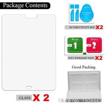 2 X STIKLO Premium Grūdintas Stiklas, Skirtus Samsung Galaxy Tab 10.1 SM-T580 T585 Tablet Screen Protector Filmas