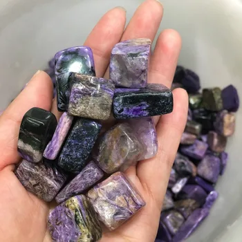 200g Natūralaus Charoite gydymo kristalų violetinė charoite krito akmens