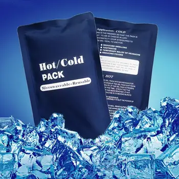 200ml Daugkartinio naudojimo Karšto Šalto Šilumos Gelio Ledo netoksiškas Pack Sporto Raumenų, Nugaros Skausmo Priežiūros Priemonė, Karšto Šalto Suspausti Įrankis