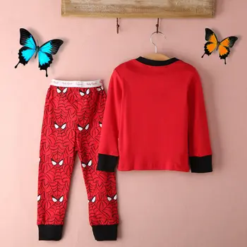 2017 m. žiemą ir rudenį mažylis berniukas animaciją pižama nustatyti medvilnės berniukų apatiniai marškiniai ilgomis rankovėmis pijamas nustatyti vaikai pyjama enfant
