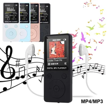 2018 Mados Nešiojamų MP3/MP4 Lossless Garso Muzikos Grotuvas, FM, Diktofonas USB Hi-fi Muzikos Grotuvo, Su sd kortelės