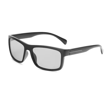 2018 naujas Vyrų Vairavimo Photochromic akiniai nuo saulės Vyrams Poliarizuota Chameleon Spalva Saulės akiniai aikštė akiniai nuo saulės
