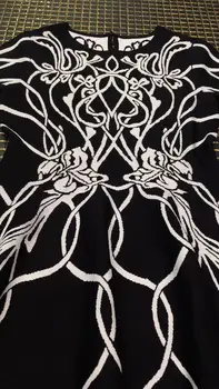 2018 naujausias Moterų suknelė elastiniai Kamuolys Suknelė Elegantiškas vestidos O-Kaklo trumpomis rankovėmis Įžymybė vakare šalies Tvarstis suknelė