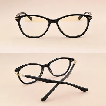 2019 Cat Eye Akiniai, Rėmeliai Moterų kalnų krištolas Apdaila Stilių, Optiniai akiniai Kompiuterio Taurės moterų akinių akinių rėmeliai