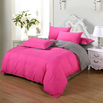 2019 karšto pardavimo rožinė + mėlyna patalynės komplektas vieną visiškai Karalienės ir karaliaus dydžio, patalynės, patalynės 2/34pcs/set butas lapas antklode padengti