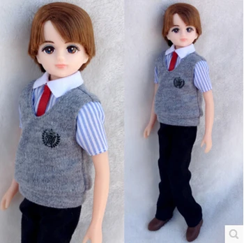 2019 naujas berniukas Licca Lėlės draugu vyrų lėlės bjd doll Licca tėvas 25cm aukščio lėlė su apranga ir avalynė