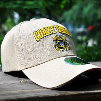 2019 naujas COAST GUARD Išsiuvinėti Beisbolas Bžūp Coast Guard Mūšis skrybėlę medvilnės saulės kepurės hip-hop mados tėtis skrybėlės