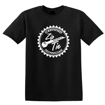 2019 Naujas Vasaros Slim Marškinėliai, TIK DRIFT Sertifikuota Zip Kaklaraištis Technikas (T-Shirt Mados T-shirt