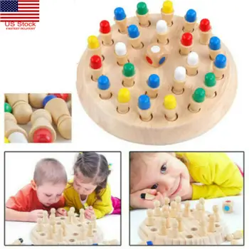 2020 Kūdikių Švietimo Žaislai, Mediniai Atminties Rungtynės Stick Šachmatų Žaidimas Vaikams, Vaikai Puzzle Švietimo Žaislai, Mokymasis Ir Švietimas
