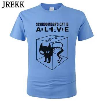 2020 m. Didžiojo Sprogimo Teorija T-shirt Sheldon Cooper Schrodinger 's Cat marškinėliai Vyrams Animacinių filmų Anime Atspausdinta Marškinėliai Vyrų Tees Viršūnes C103