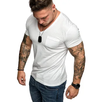 2020 mados vyriški t-shirt užsakymą marškinėliai prekės ženklą, dizainą, prabangos v kaklo atsitiktinis sporto marškinėliai vyriški t-shirt