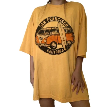 2020 metų Vasaros Simbolį T-shirts Mados Mergaičių Viršūnes trumpomis Rankovėmis Spausdinti marškinėliai korėjos Moterų Drabužiai 95% Medvilnės