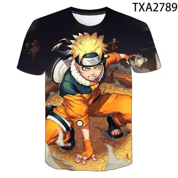 2020 metų Vasaros trumpomis Rankovėmis Naruto 3D Spausdinimo Anime Dizaino T-shirt Mados Naujų Stiliaus Kietas Moterų ir Vyrų T-shirt Anime 110-6XL