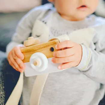 2020 Naujas Mini Mielas Medienos Kamera Žaislai Saugus Natūralus Kūdikio Žaislai Vaikams Mados Švietimo Žaislai, Gimtadienio, Kalėdų Dovanos