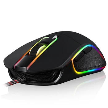 2020 naujas Motospeed V30 Žaidimų Pelės LED RGB Kvėpavimo apšvietimas 3500 DPI Optinė ergonomiška, USB laidinė pelė kompiuterinių žaidimų
