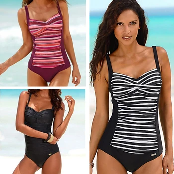 2020 Naujas vientisi maudymosi kostiumėlį Plius Dydis maudymosi Kostiumėliai Moterims, Klasikinis Derliaus Maudymosi Kostiumai Paplūdimio Backless Slim Plaukti Dėvėti M~2XL
