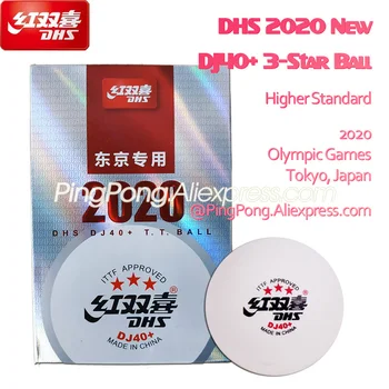 2020 Naujas VSD DJ40+ 3-Žvaigždučių Stalo Teniso Kamuolį, TOKIJO Olimpinių žaidynių ITTF BUSANAS World Tour Plastiko ABS DHS 3 Žvaigždučių Ping Pong Kamuolius