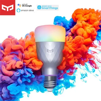2020 naujas Yeelight 1SE E27 6W RGBW AC 100 - 240V Smart LED Bulb Nuotolinio Valdymo pultą Smart LED Šviesos Spalvinga Temperatūros Valdymas Balsu