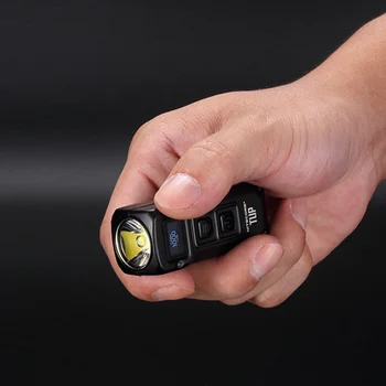 2020 NITECORE TUP USB Įkraunamas LED 1000LM Revoliucijos Protingas Kišenėje Šviesos Nerūdijančio Plieno Keychain Žibintuvėlis su Baterija