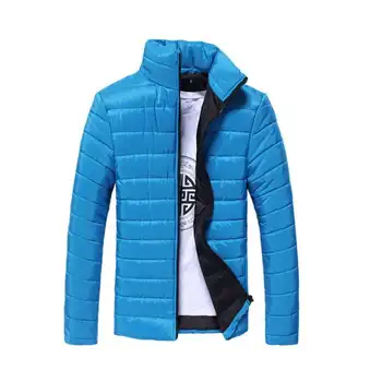 2020 nova jaqueta de inverno dos homens colorido sólido grosso jaquetas parkas ajuste fino manga longa acolchoado viršutiniai drabužiai roup