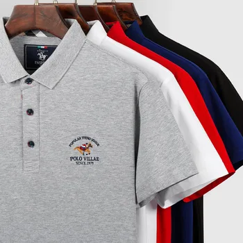 2020 Prekės Polo Marškinėliai Vyrams Naujas Vasaros Trumpomis Rankovėmis Plius Dydis Homme Drabužių Dizaineris Aukštos Kokybės Mados Atsitiktinis Prabanga Kietas Viršų