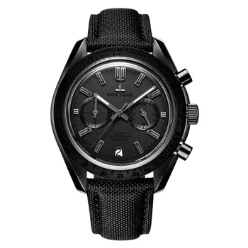 2020 Rifas Tigras/RT Vyrai Dizaineris Chronograph laikrodis su Data Nailono Diržas Šviesos Sporto Žiūrėti Vyrų Juoda Pilotas Žiūrėti RGA3033