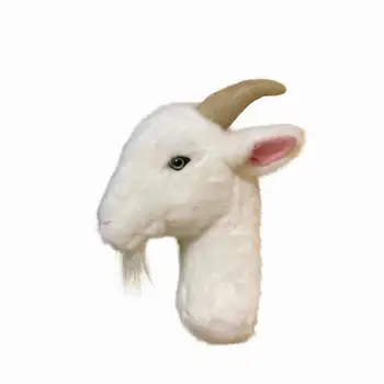 2021 iškamša sienų apdailai gyvūnų galvos tikroviška ožkos galva Pliušinis Žaislas, skirtas sienų apdaila