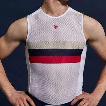 2021 Klubas Dviračių bazė sluoksnis Baltos spalvos dviračių apatiniai Kvėpuojantis akių audinio dviratis basic marškinėliai strato bazės ciclistico quick dry