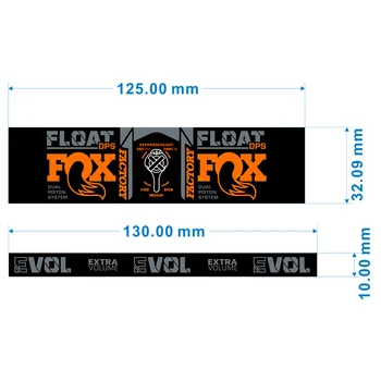 2021 m. fox float VB galinio smūgio lipdukai MTB amortizatorių lipdukai