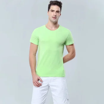 2021 Naujas Cotton Vyrai T-shirt Trumpas rankovėmis Vyras marškinėliai trumpomis Rankovėmis Gryna Spalva Vyrų t marškinėliai vyrams marškinėliai Topai Tee B0886