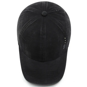 2021 Naujas Juodas Džinsinis Vyrų Beisbolo kepuraitę Vyriškos Skrybėlės ir Kepurės Kniedės Skurdus Kietas Dizainas Snapback Skrybėlę Medkirtys Vairuotojo Jiu Jitsu Kepurės