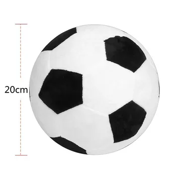 20cm Footboll Futbolo Sporto Kamuolys Mesti Pagalvę Įdaryti Minkštas Pliušinis Žaislas, Skirtas Bamblys Kūdikių Berniukų Vaikų Dovanų