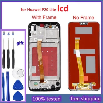 2280*1080 Originalus Kokybės LCD Su Rėmu HUAWEI P20 Lite Lcd Ekraną, 