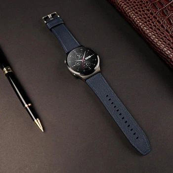 22mm natūralios odos Dirželis Smartwatch Pakeisti Dalį Riešo Juostos Watchband Už Huawei Žiūrėti GT2 Pro Smart Apyrankė Priedai