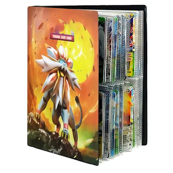 240pcs Žaidimas Albumą Pokemon EX GX Kolekcinė Knyga Turėtojas Talpa Animacinių filmų Pokemon Prekybos Kortelių Vaikas Pakrautas Sąrašą Rišiklio Katalogą Žaislas
