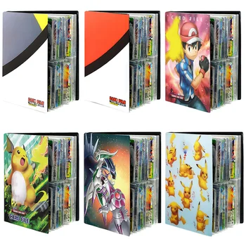 240PCS Žaidimas Pokemon Kortas, Albumas, Knyga, Animacinių, Anime Card EX GX Kolektoriai Pakrautas Sąrašo Vaikams Turėtojas Talpa Rišiklio Katalogą Žaislai