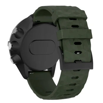 24mm Silikono Watchband Riešo Juostos Diržas skirtas Suunto 9 Baro Titano, Vario Apyrankę Pakeitimo Diržu, Suunto 