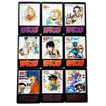 27pcs/set Šuolis 50-mečio Saint Seiya One Piece Anime Veikėjas Paauksuotas Parašas Žaidimas Anime Kolekcija Korteles