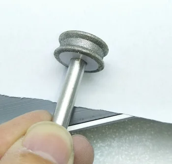 2pieces/set 3-15mm Deimantų šlifavimo ratas Šlifavimo Diskas Stiklo plokštumos straight edge chamfering 6mm strypo