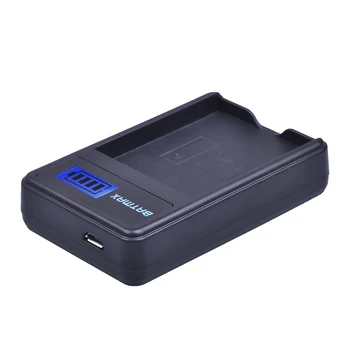 2vnt 1800mAh BLH-1 BLH1 Baterija + LCD USB Kroviklis skirtas Olympus Skaitmeniniai Fotoaparatai EM1 MARK II EM1-2 EM1 Ženklas 2 Fotoaparato Baterijos