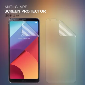 2vnt/daug Screen Protector For LG G6 NILLKIN Anti-Glare Matinis ARBA Kristalų 
