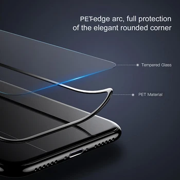 2vnt iphone XR Xs max 11 pro max Grūdinto stiklo iphone 6s 7 8 plius telefono screen protector apsauginės juoda balta plėvele
