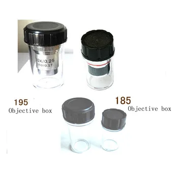 2vnt Mikroskopu Objektyvai Lauke Plastiko Objektyvo Apsauginis dėklas su VID. Sriegiu /Mažas + didelis Mikroskopu priedai