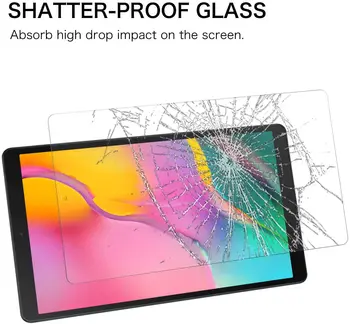 2vnt Tablet Grūdintas Stiklas Screen Protector Cover for Samsung Galaxy Tab 10.1 2019 T510 T515 HD Akių Apsauga Grūdintas Filmas