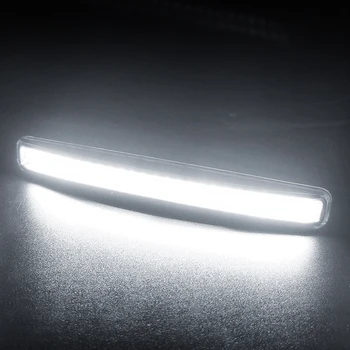 2vnt Vandeniui Super Ryškios Baltos Šviesos važiavimui Dieną COB DRL LED Dienos Važiavimo Lemputė 12V Automobilio Tiuningo 