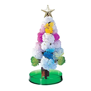 2VNT Žydėjimo Magija Kalėdų Eglutė Auga, Žydi Magic Tree Crystal Mini Kalėdų Eglutės papuošalus Vaikų Žaislas Kalėdų Dovana