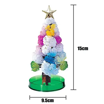 2VNT Žydėjimo Magija Kalėdų Eglutė Auga, Žydi Magic Tree Crystal Mini Kalėdų Eglutės papuošalus Vaikų Žaislas Kalėdų Dovana